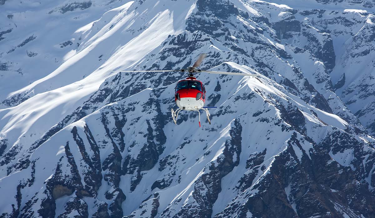 Helicopter from Pheriche to Tilicho